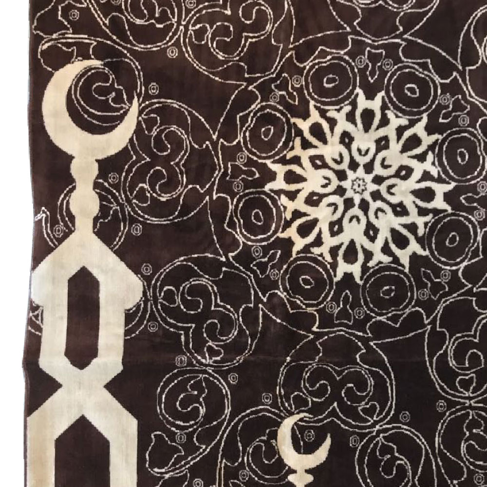 Al Jamea Brown Prayer Mat - Image 2